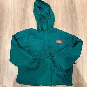Teal Hooded Jacket